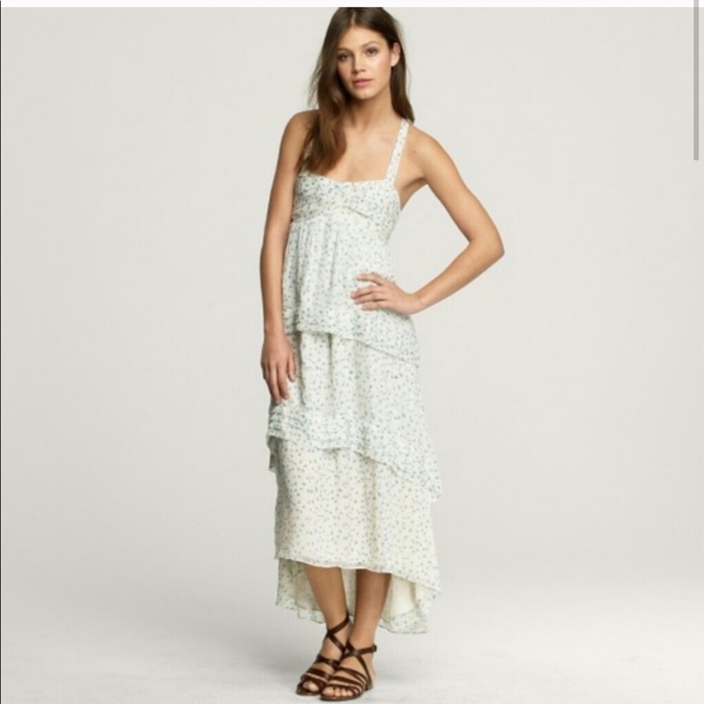 J.Crew Collection Silk Tiered Dress Size 00